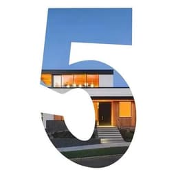 Número Residencial Aço Inox 430 Espelhado Luxo